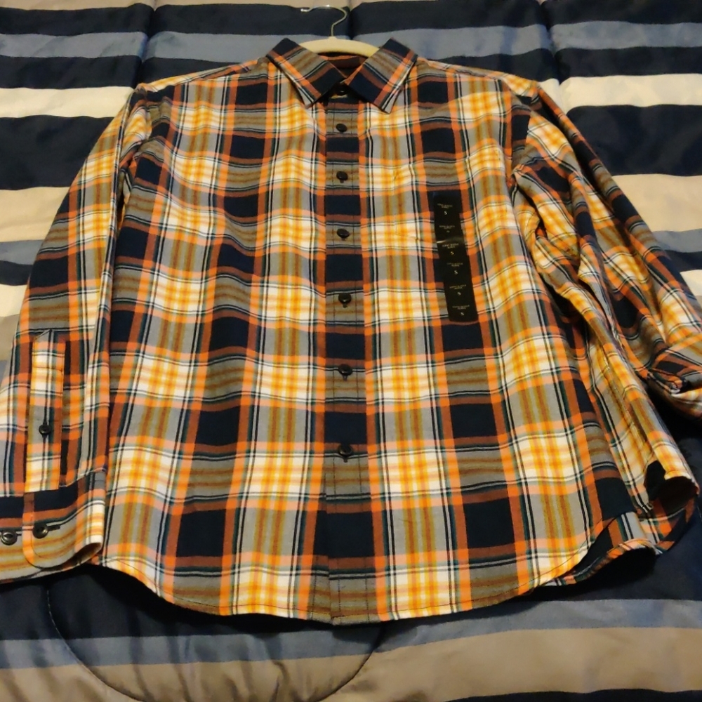 Banana Republic plaid long sleeves shirt